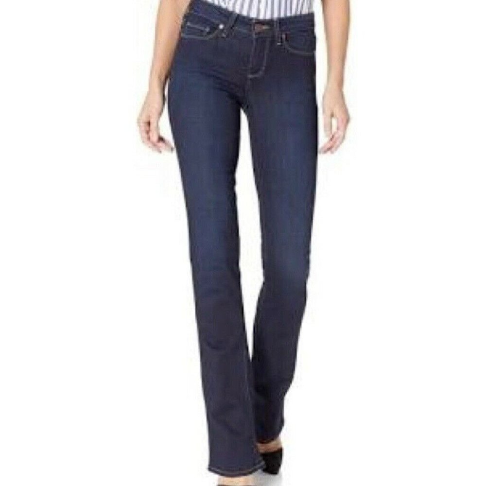 Paige Manhattan Mid Rise Bootcut Jeans Pinnacle Wash Size 24 New